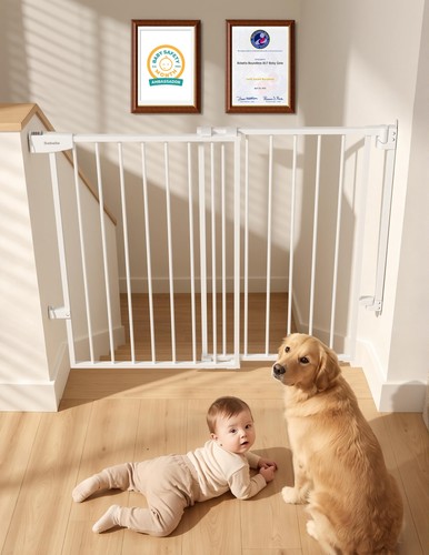 Bottom bar baby dog gate - no,