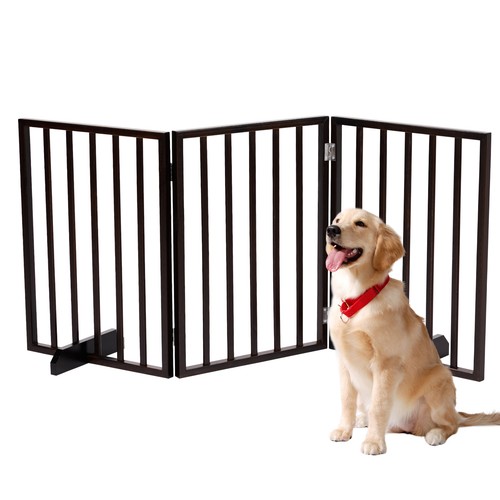 Freestanding pet dog gate - freestanding,