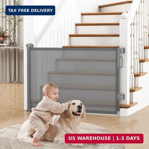 Retractable baby gate - retractable,