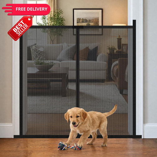 Mesh dog gate for - dog,