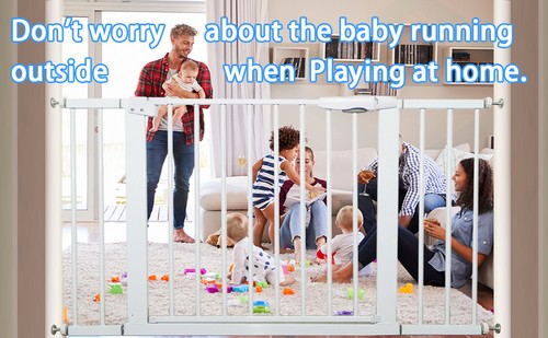 Wide baby gate for stairs - baby,