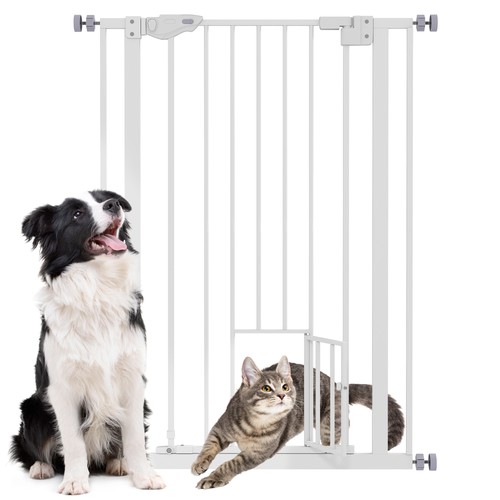 Pawhut extra tall dog - tall, gate