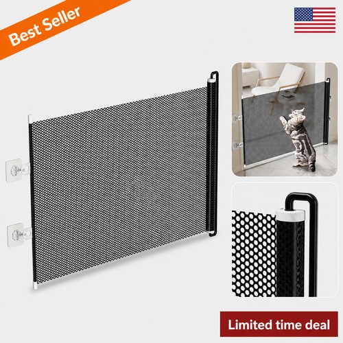 Retractable mesh safety gate - mesh,