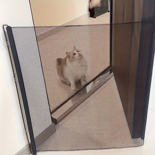 Retractable pet dog - gate, magic