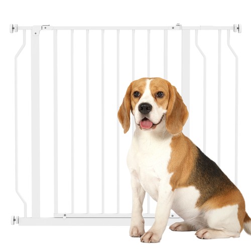 Pawhut dog gate - pawhut, wide