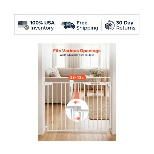Baby gate for stairs - 36, in