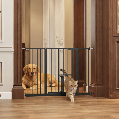 Baby gate with - gate, 29-44"