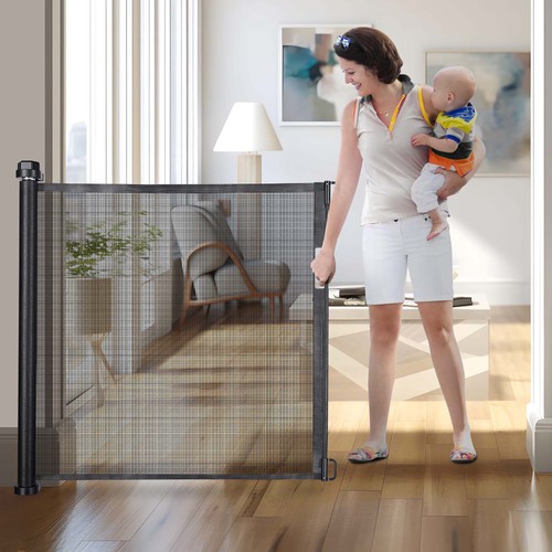 Retractable baby gate for - baby,