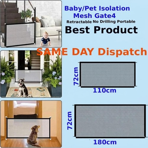 New retractable pet dog - retractable, gate