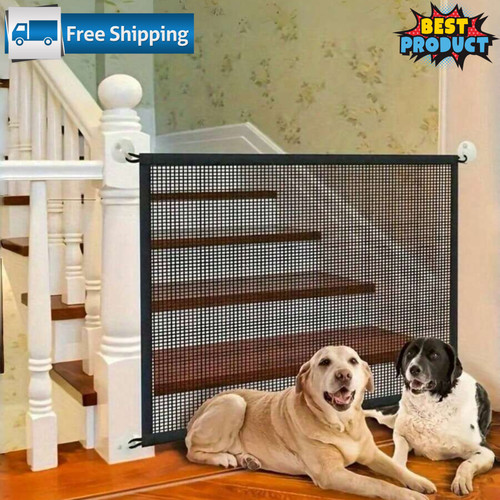 Pet mesh stair doorway - stair, gate