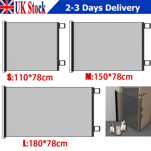 Retractable pet dog gate - pet,