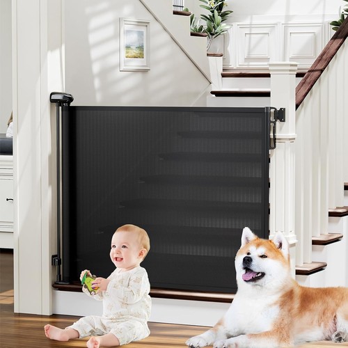 Baby gate retractable - retractable, child