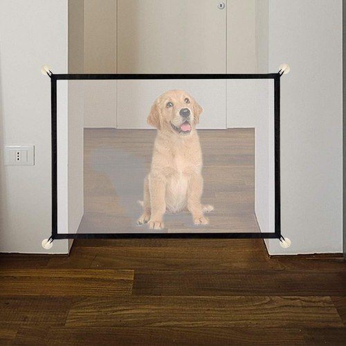 Retractable pet dog gate - pet, magic