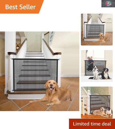 Secure mesh dog gate for - secure,