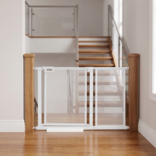 Clear baby gate auto - clear,
