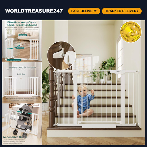 Baby gate for stairs - 30-46",