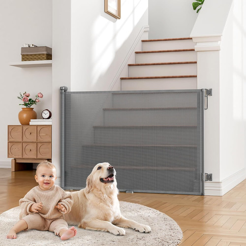 Retractable baby gate for - baby,