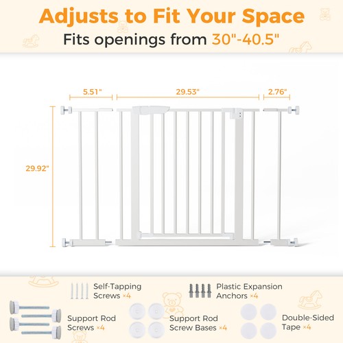 Pet gate for stairs and - gate,