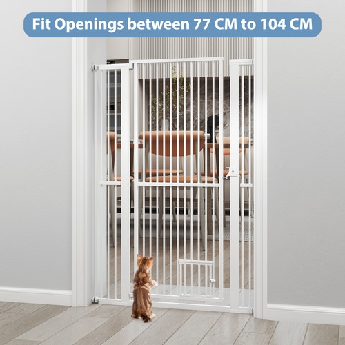 Tall metal pet gate - tall,